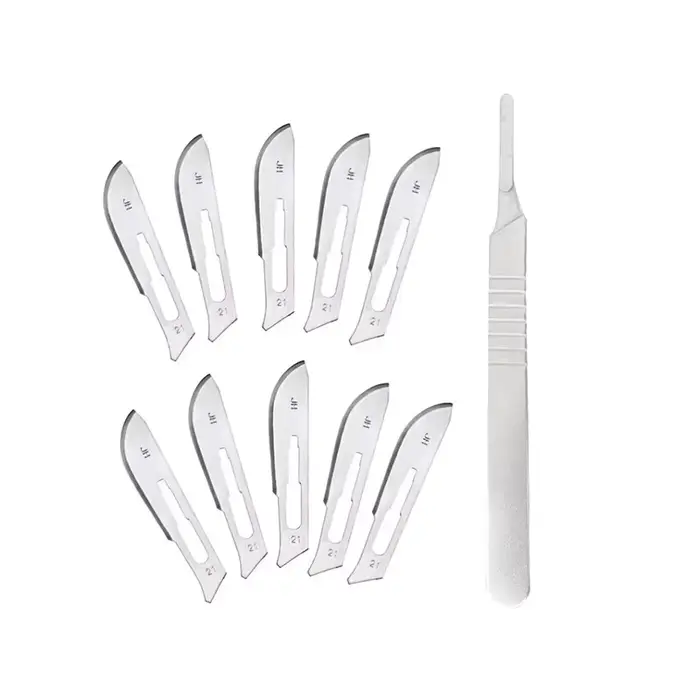 Scalpel générateur en acier au carbone avec poignée, outil de coupe pour bricolage, réparation PCB, 