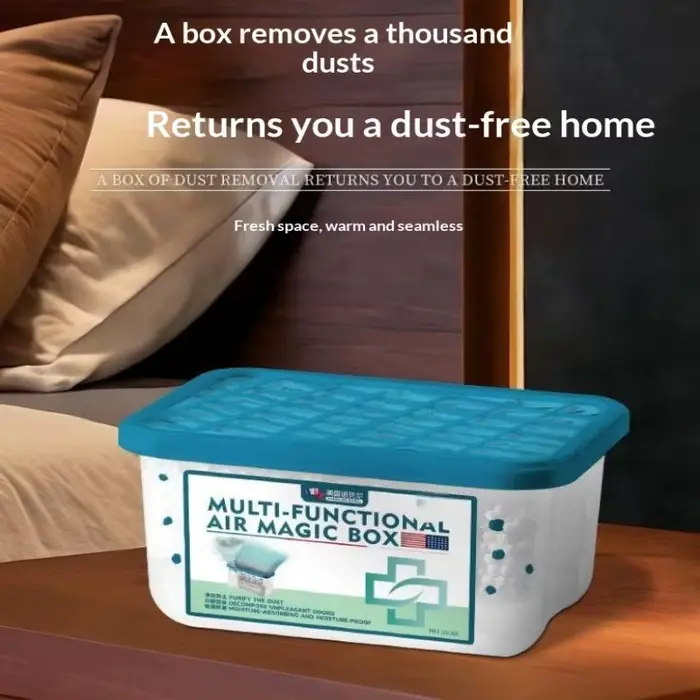 Boîte de purification d'air au charbon actif - Absorbe l'humidité, élimine la poussière, décompose l