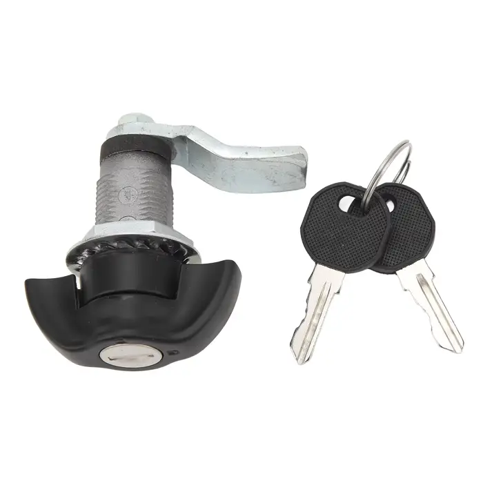 Serrure à came cylindrique avec 2 clés, verrouillage sécurisé, serrure à came tubulaire pour camping