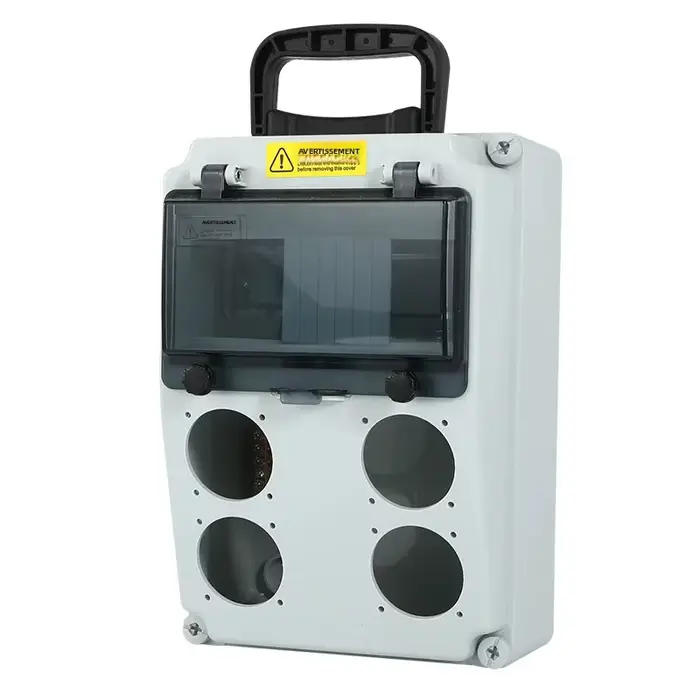 Boîte électrique portable temporaire pour la construction