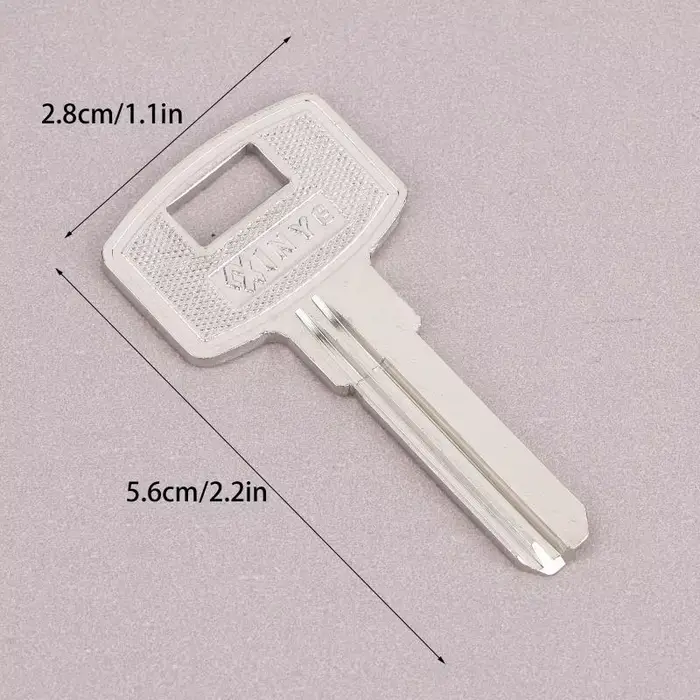 10 PCS/LOT Clé vierge FAV1D Baili à double fente, couramment utilisée, Matériau de clé / Clé vierge