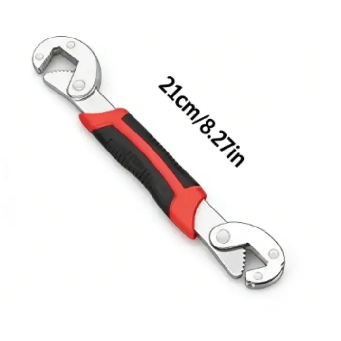 Clé à molette universelle réglable 6-22 mm, outil de réparation manuel multifonction à ouverture lar