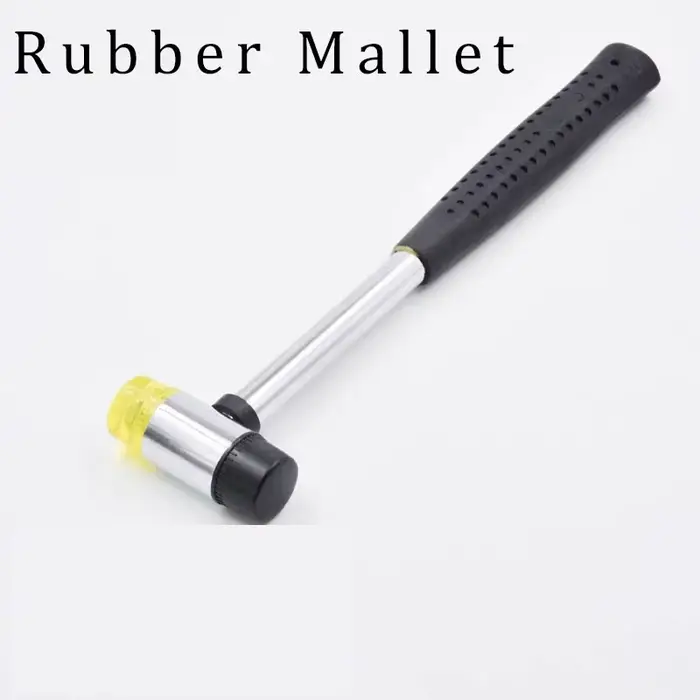 Maillet en caoutchouc, maillet artisanal en cuir pour le bricolage