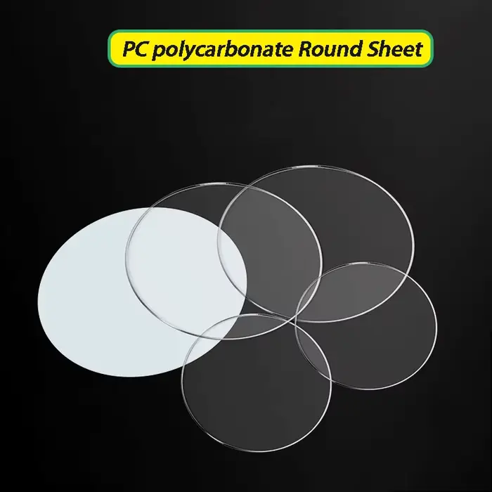 Feuille ronde transparente PC 0.5-10mm