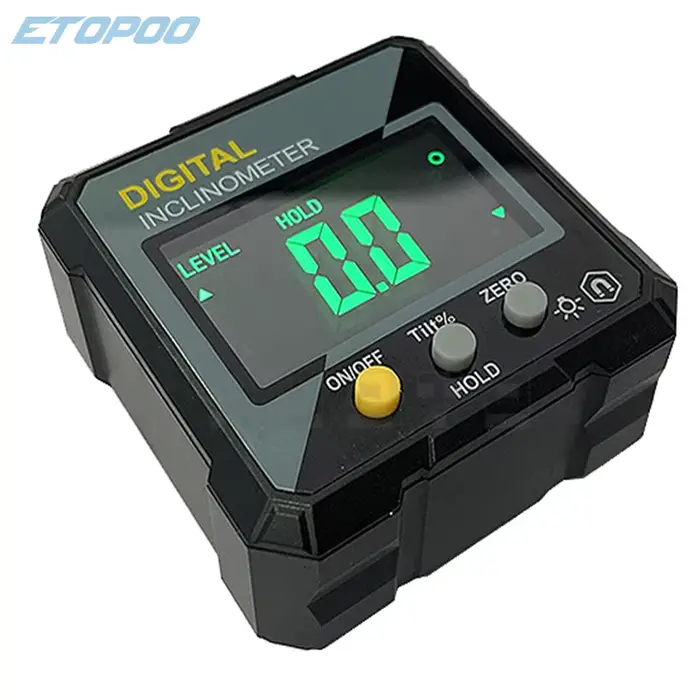 ETOPOO Niveau électronique numérique Fnder d'angle numérique 4*90 °   Inclinomètre magnétique rappor