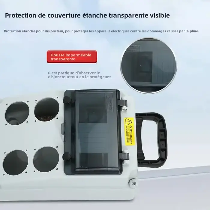 Boîte électrique portable temporaire pour la construction