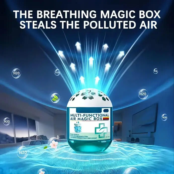 Purificateur d'air Air Magic Box - Éliminateur de poussière et d'odeurs multifonctionnel