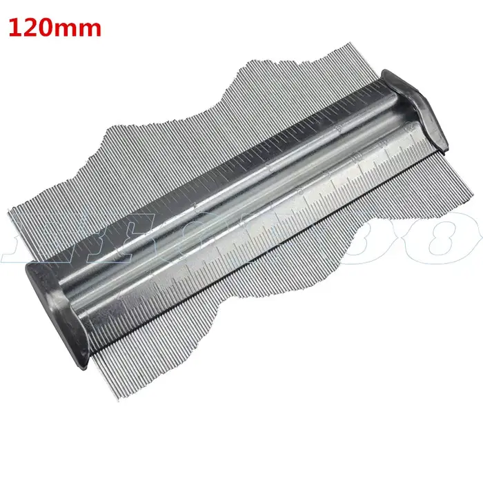 Outil de mesure de duplicateur de contour en métal, jauge de fierté, outil de charpentier, 5 po, 6 p