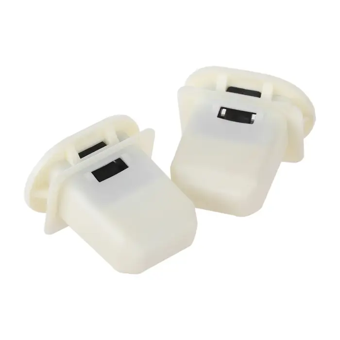 2PCS Fixations de siège arrière en nylon blanc 4L0886373 4L0 886 373 pour Audi Q7 A4 S4 A5 A6 RS4 RS5 RS6 RS7 et Skoda