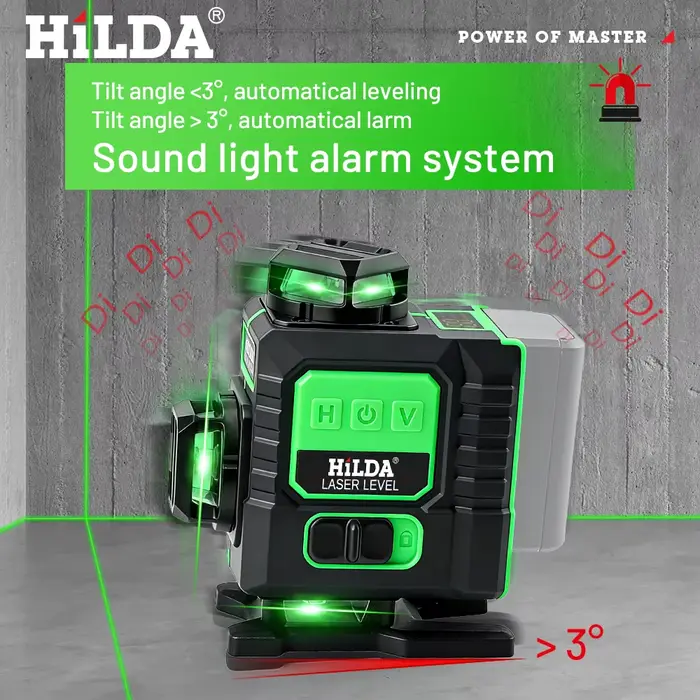 Instrument de niveau laser HILDA 16 lignes 360 °