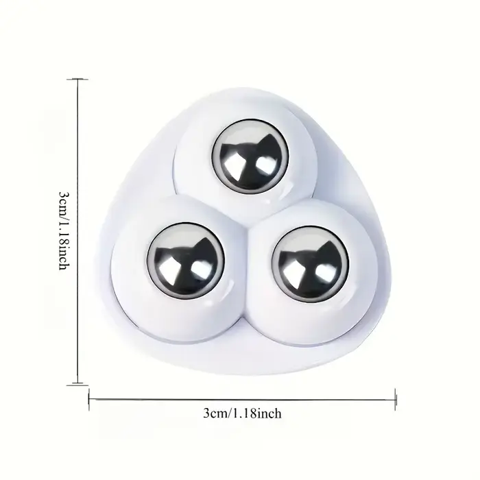 Mini roues roulantes robustes 20 pièces avec 360 ° Roulements en acier inoxydable à base pivotante pour armoires de