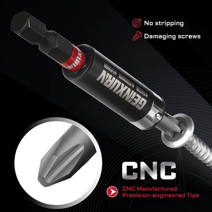 Jeu de 10 embouts de tournevis FIXEDGE Geinxurn
