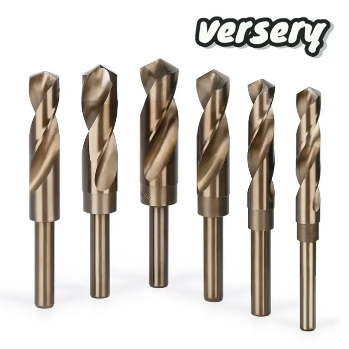 Versery 13-35mm 12.7mm tige ronde réduit 1/2 ''forets hélicoïdaux HSS M2 scie cloche bois fer acier