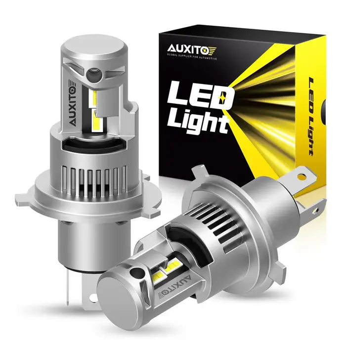 AUXITO 2 pièces 20000LM H4 9003 ampoules de phares LED Canbus sans erreur H4 HB2 LED faisceau Hi/Lo 100W