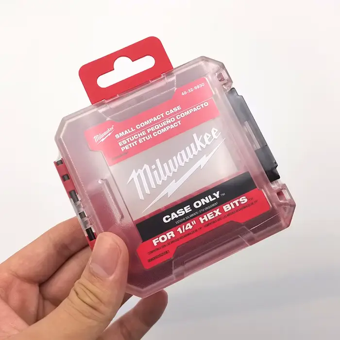 Milwaukee 48-32-9930 paquet petit étui Compact Support de perceuse pour 1/4 "embouts hexagonaux boîte à outils de stockage seulement