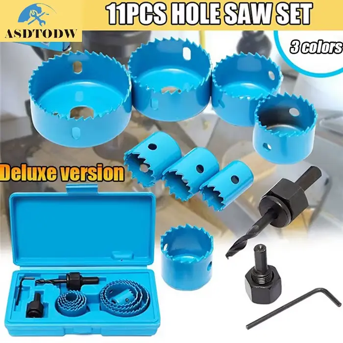Kit de coupe de scie cloche 11 pièces/ensemble
