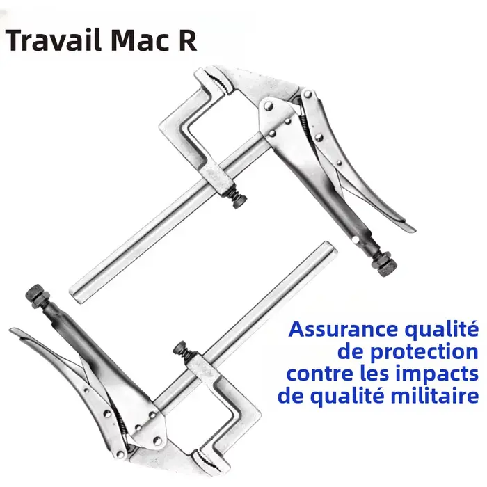 2 pinces de serrage en L de 6 pouces