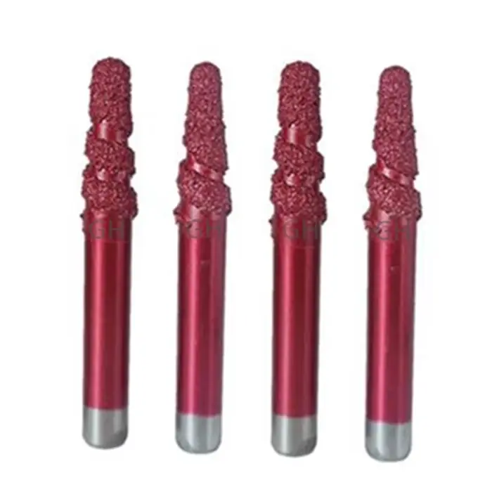 Fraise diamantée brasée pour revêtement