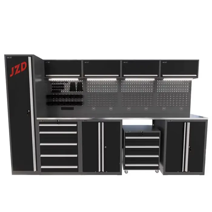 Ensemble d'armoires à outils en acier de qualité supérieure Durable: armoire à tiroirs combinée avec