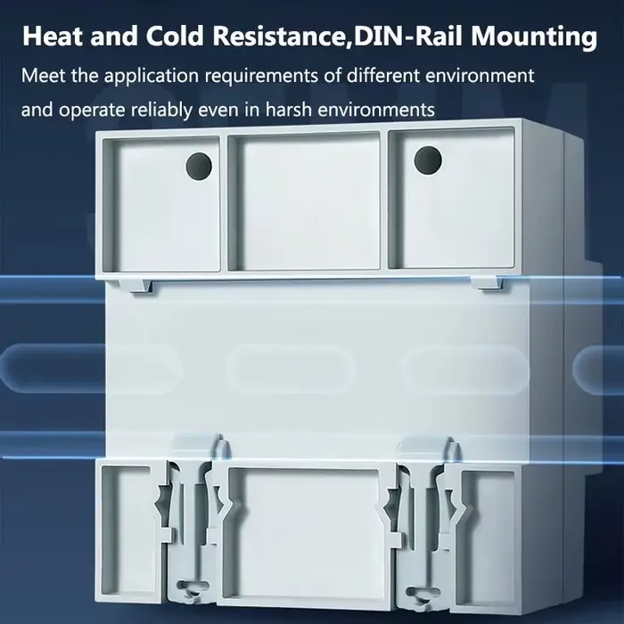 Sélecteur de Phase sur Rail Din triphasé 100A 63A