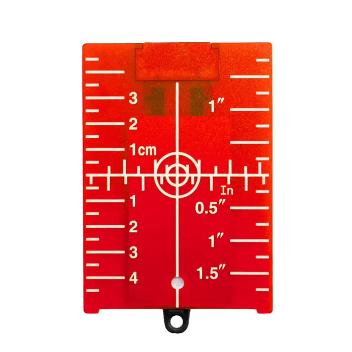 Plaque de nivellement laser verticale/horizontale avec ligne rouge/verte, outil de mesure de distanc