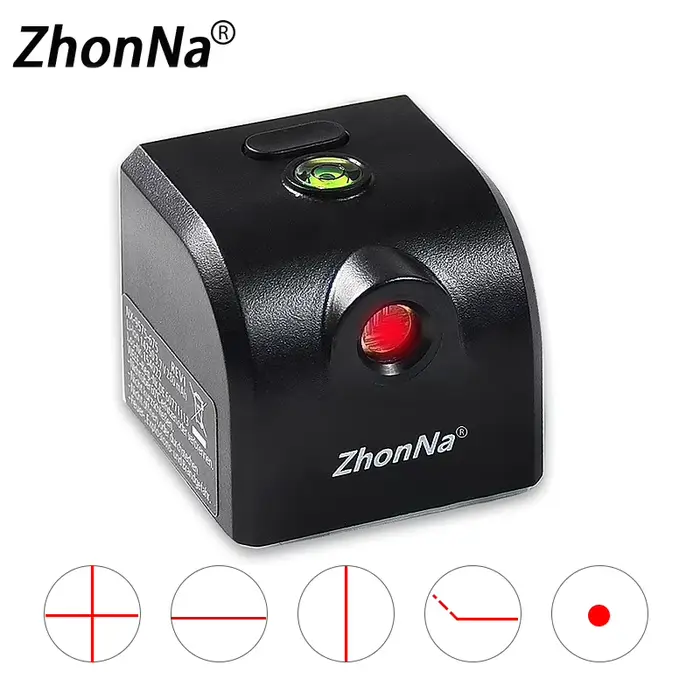Mini niveau Laser RedLight croix horizontale ligne verticale calibrateur outil de mesure Portable avec fonction d'adsorption réparation