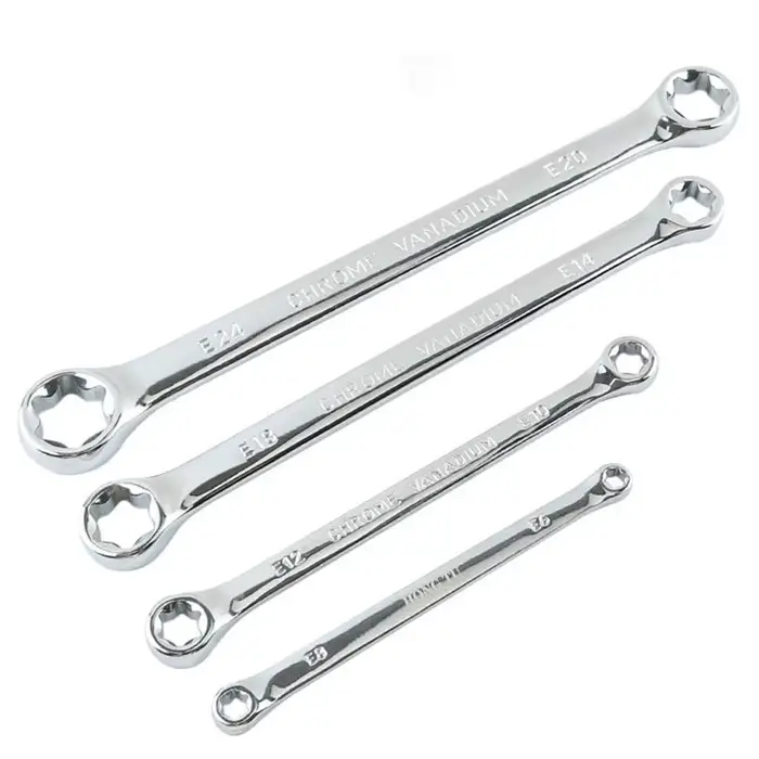 E-torx clé à boîte E6 E8 E10 E12 E14 E18 E20 E24 Torx ensemble clé à anneau outils clé étoile