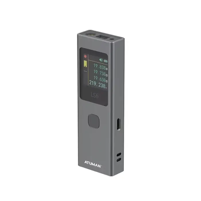 Télémètre laser DUKA ATuMan LS6 40m, portable, rechargeable, mini mesureur de distance et d'angle, o