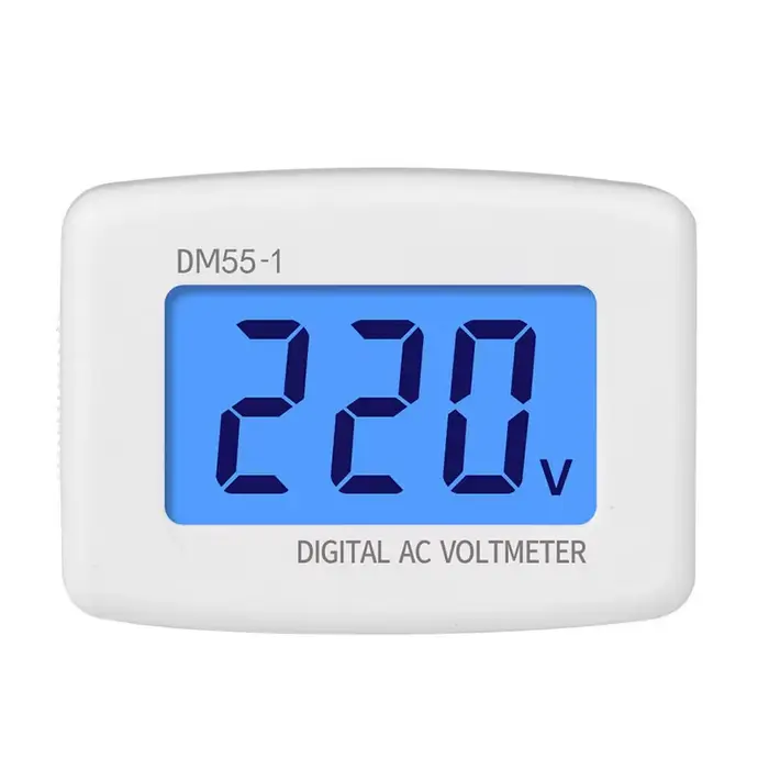Voltmètre numérique EU USA prise compteur de tension prise testeur de tension affichage LCD voltmètr