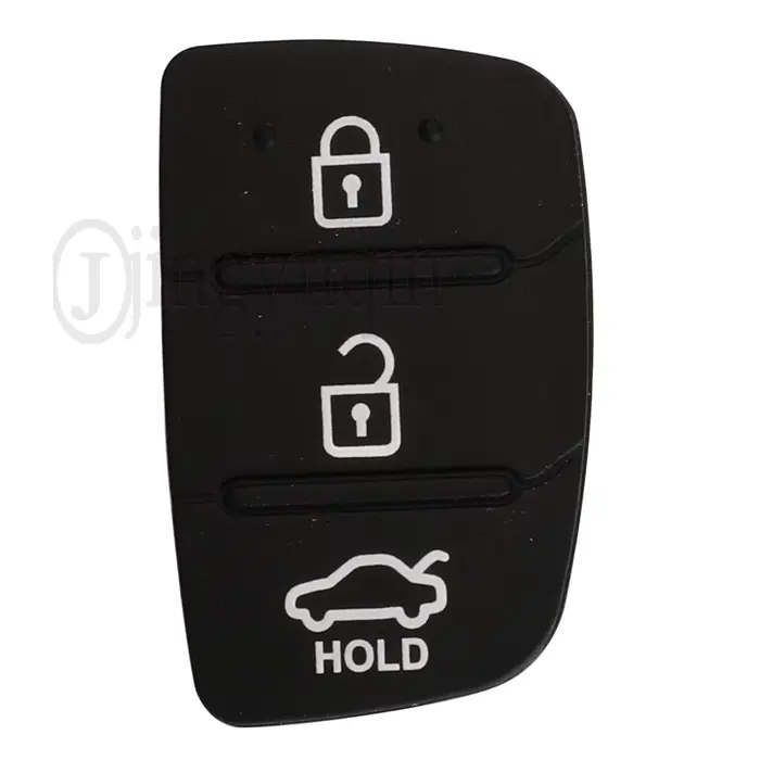Jingyuqin 10 pièces tampon de réparation de clé à distance de voiture pour Mistra Hyundai HB20 SANTA FE IX35 IX45 housse de clé 2/3/4 boutons de remplacement