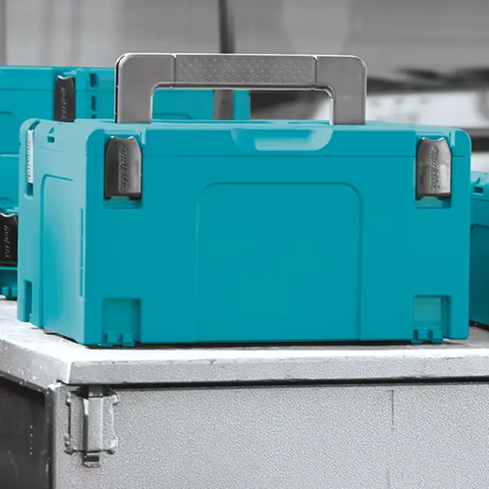 Makita 197212-5 Makpac boîtier imbriqué grande boîte à outils de stockage empilable robuste Durable