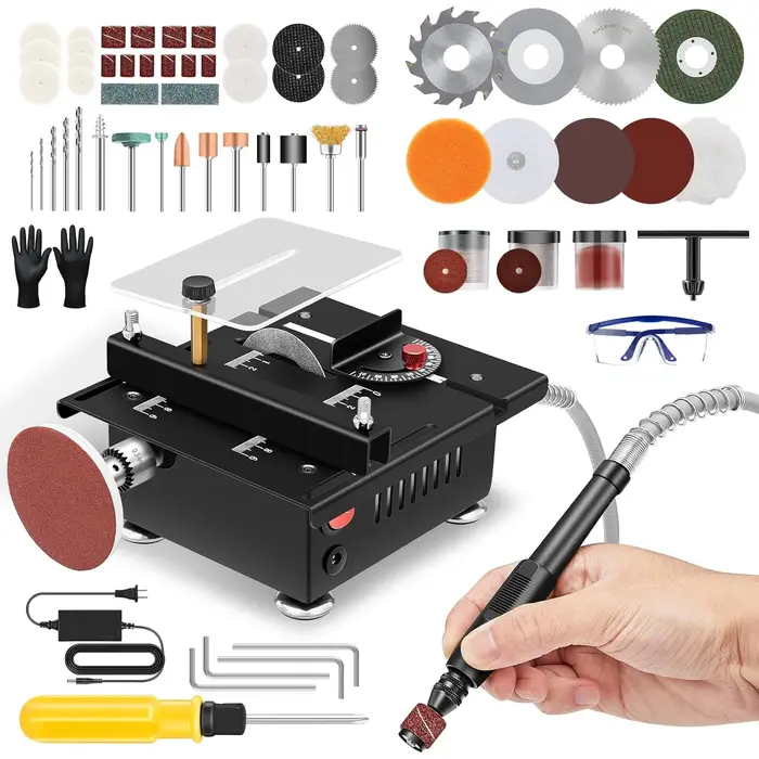 Mini scie de Table multifonctionnelle 100W