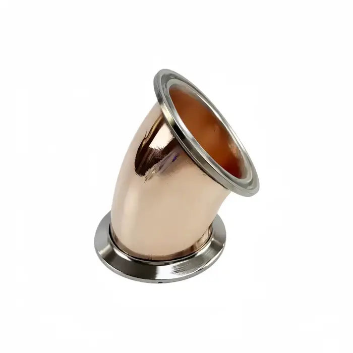 Coude en cuivre résistant, adapté au brassage à domicile, accessoires de distillation, 2 po, 51mm, H