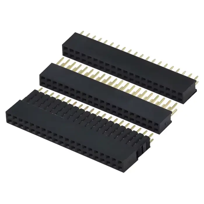 1 pièces 2*20 trois couches pas surélevé 2.54mm GPIO siège femelle à rangée surélevée adapté pour Raspberry PI 3B 3B + 4B