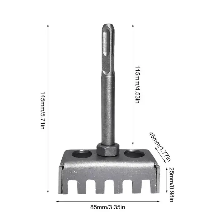 Perforateur de trous carrés en acier inoxydable pour boîtier de type 86