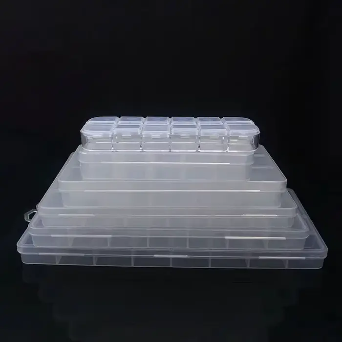 Boîte de rangement en plastique à 6 à 32 compartiments pour perles
