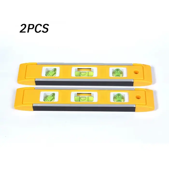 2pcs Jauge de Niveau En Alliage D'aluminium Forte Magnétique Mini Trois Type