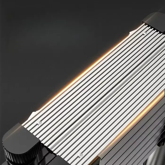Échelle télescopique multifonctionnelle en acier inoxydable