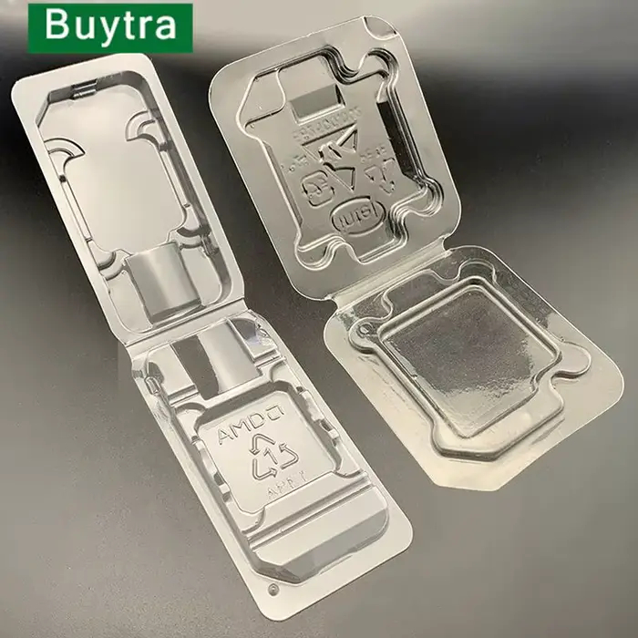 Boîte plastique à clapet pour processeur AMD