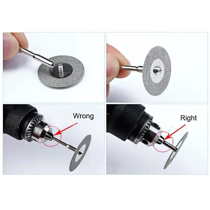 Accessoires Dremel outils rotatifs 30 pièces fraises diamantées 12