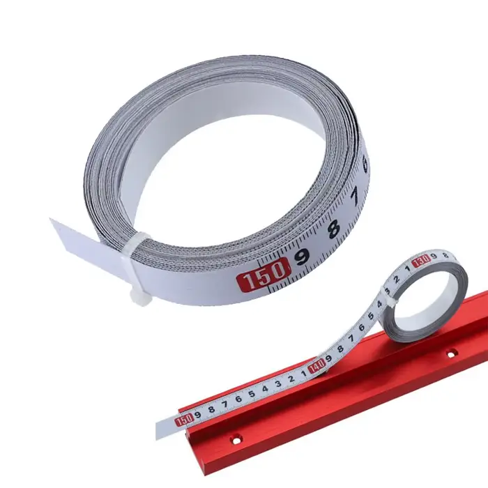 Mètre ruban à onglets en acier inoxydable