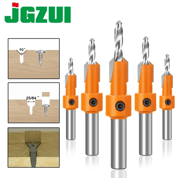 8mm tige HSS travail du bois fraise routeur Bit vis extracteur Remon démolition pour fraise à bois o