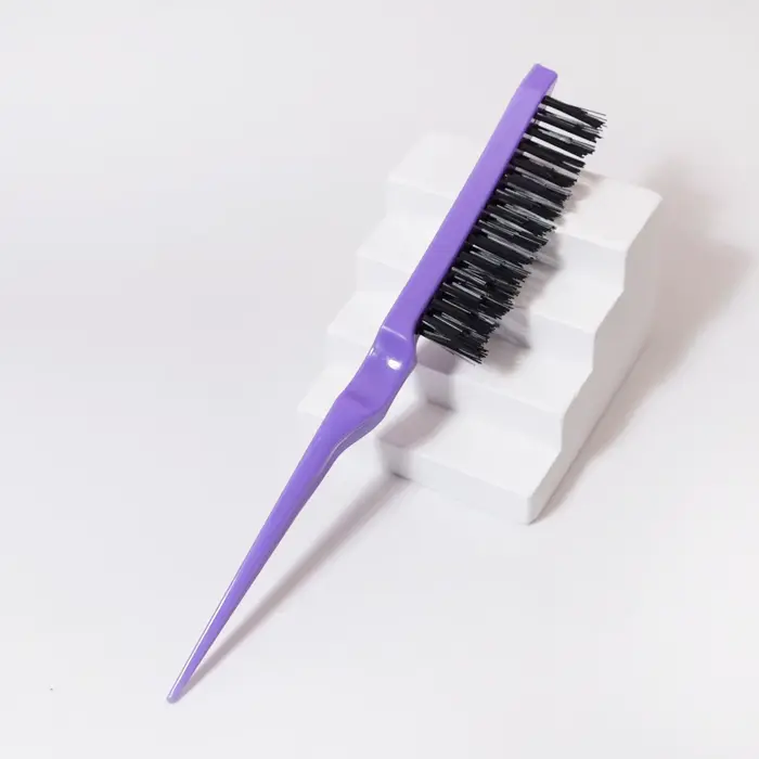 Brosse à queue de Rat 1/7 pièces, pour le peignage du dos, le volumisation des racines et le Massage