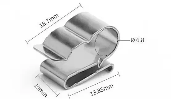 1000 pièces panneau solaire câble pince en acier inoxydable photovoltaïque PV câble Clips remorque c