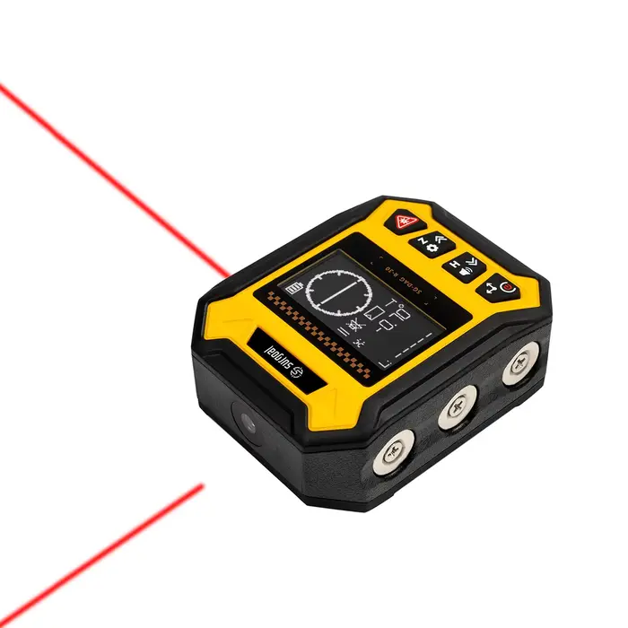 Niveau laser numérique multifonctionnel 3-en-1 avec aimant, jauge de niveau verticale et horizontale