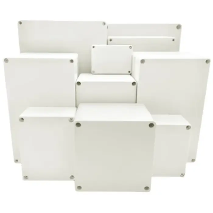 Boîte de jonction ABS pour projet électronique câble électrique IP67 boîtiers en plastique étanches extérieurs