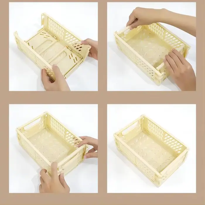 Boîte de Rangement Pliable en Plastique