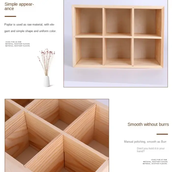Boîte à tiroirs en bois