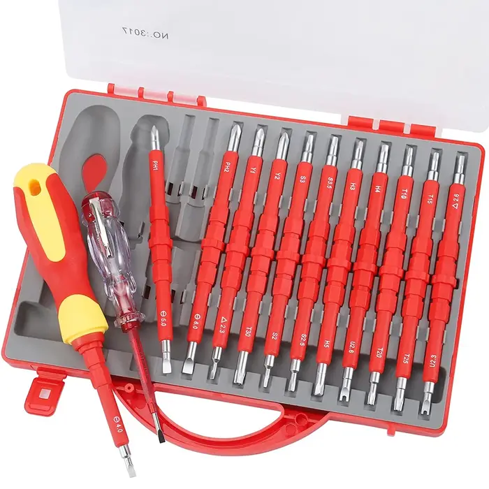 Kit de tournevis isolés professionnels 1000V