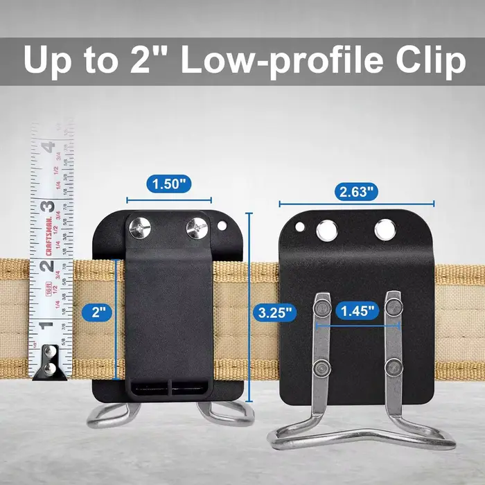 Support de marteau portable multifonctionnel en acier inoxydable pour ceinture